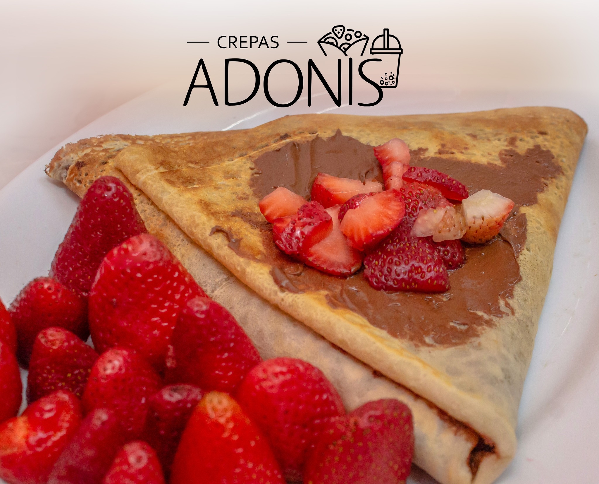 Crepa Especial de Fresa y Nutella